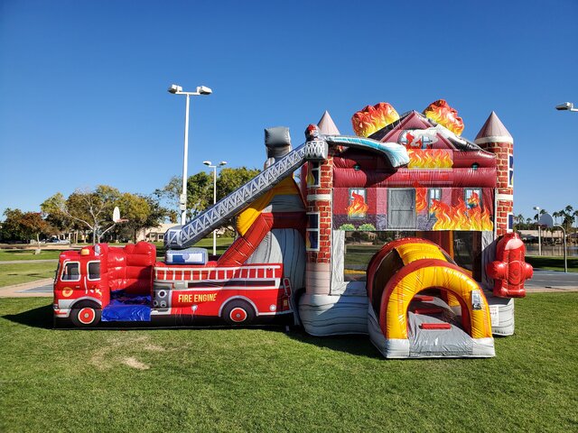 bounce house with water slide in Mesa AZ