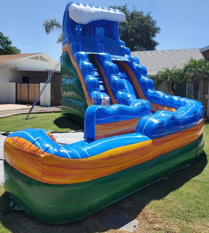 bounce house with water slide in Mesa